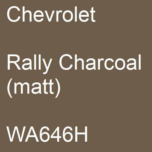 Chevrolet, Rally Charcoal (matt), WA646H.